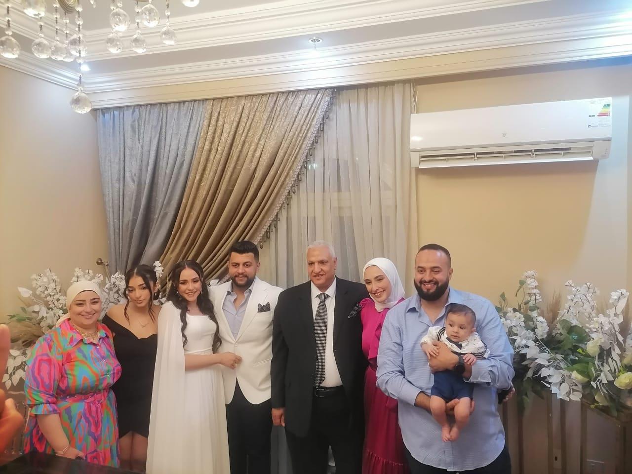 عقد قران ابنة المستشار حامد راشد 