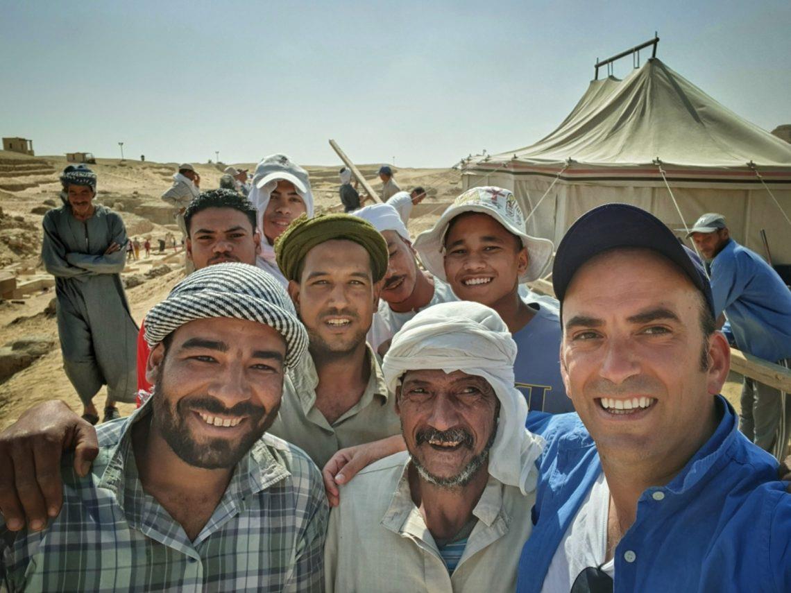 د.زاهي حواس مع د.مصطفى وزيري 