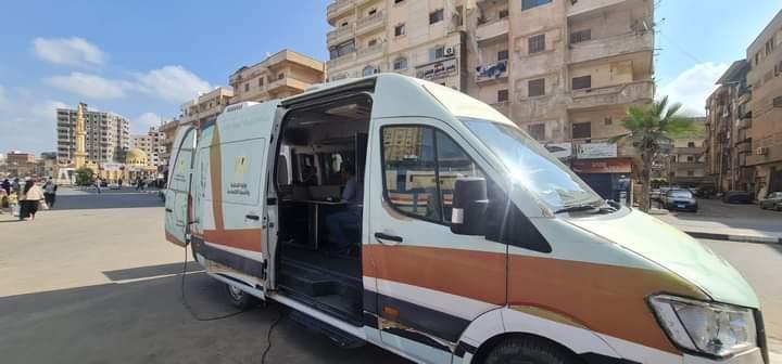 بدء تشغيل سيارة المركز التكنولوجي المتنقل بمدينة دمنهور