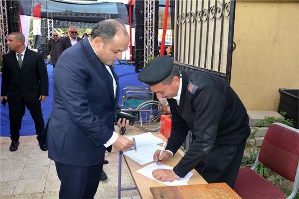 وزير التجارة يصوت في انتخابات الرئاسة 2024