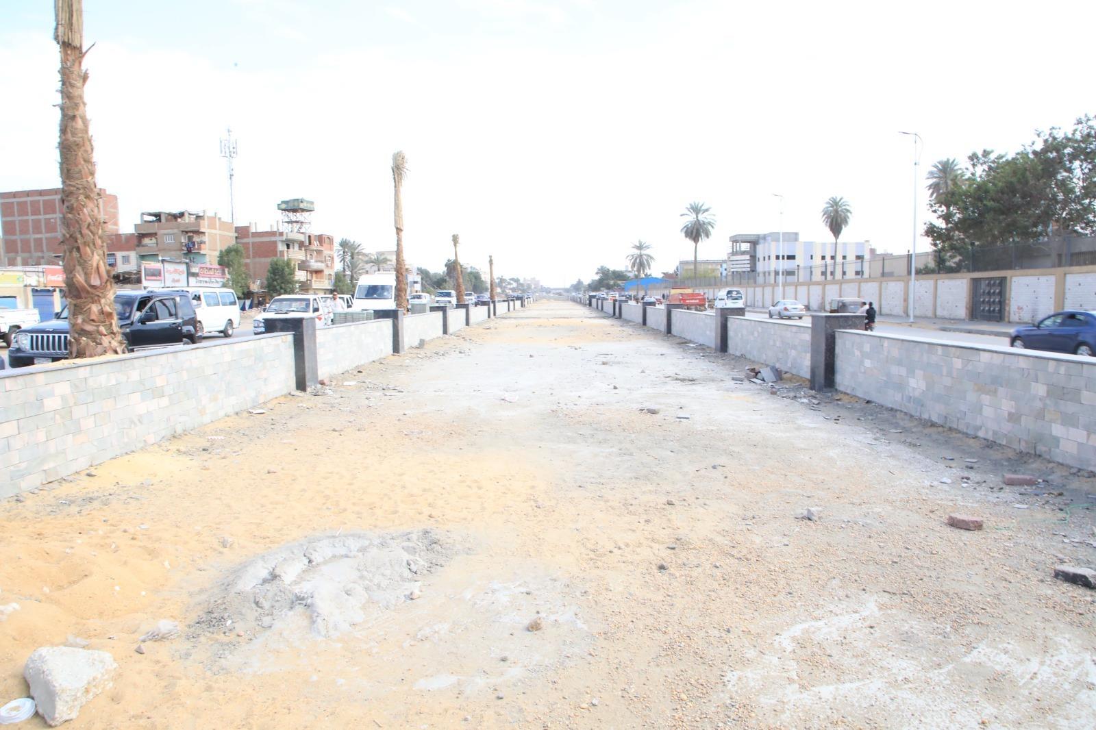 محافظ الجيزة يتفقد أعمال تطوير محور المنصورية