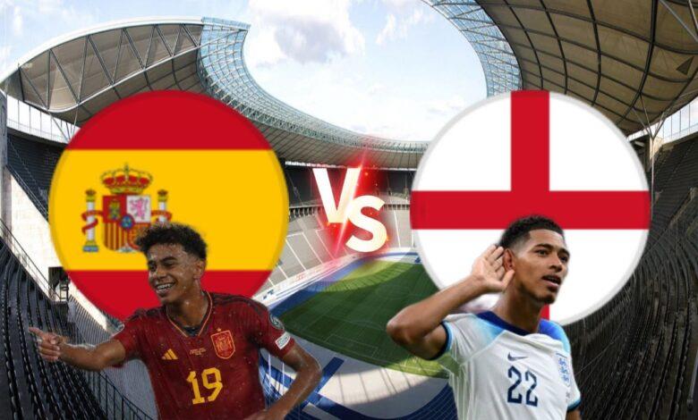 مباراة إسبانيا وإنجلترا