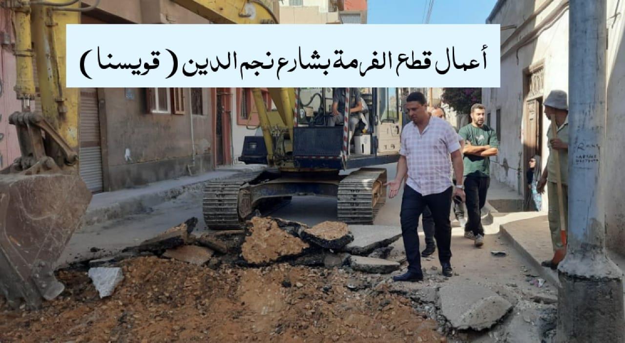 محافظ المنوفية يتابع إنشاءات 