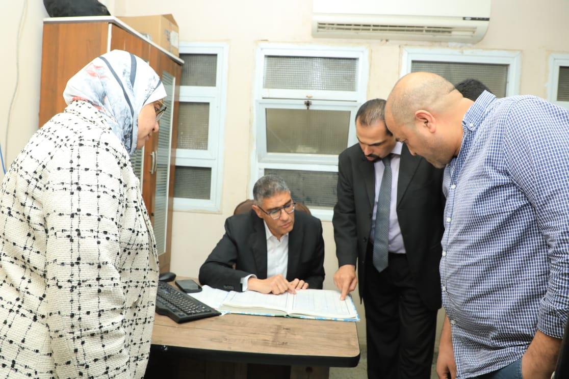 محافظ الجيزة يتفقد مستشفى إمبابة العام 