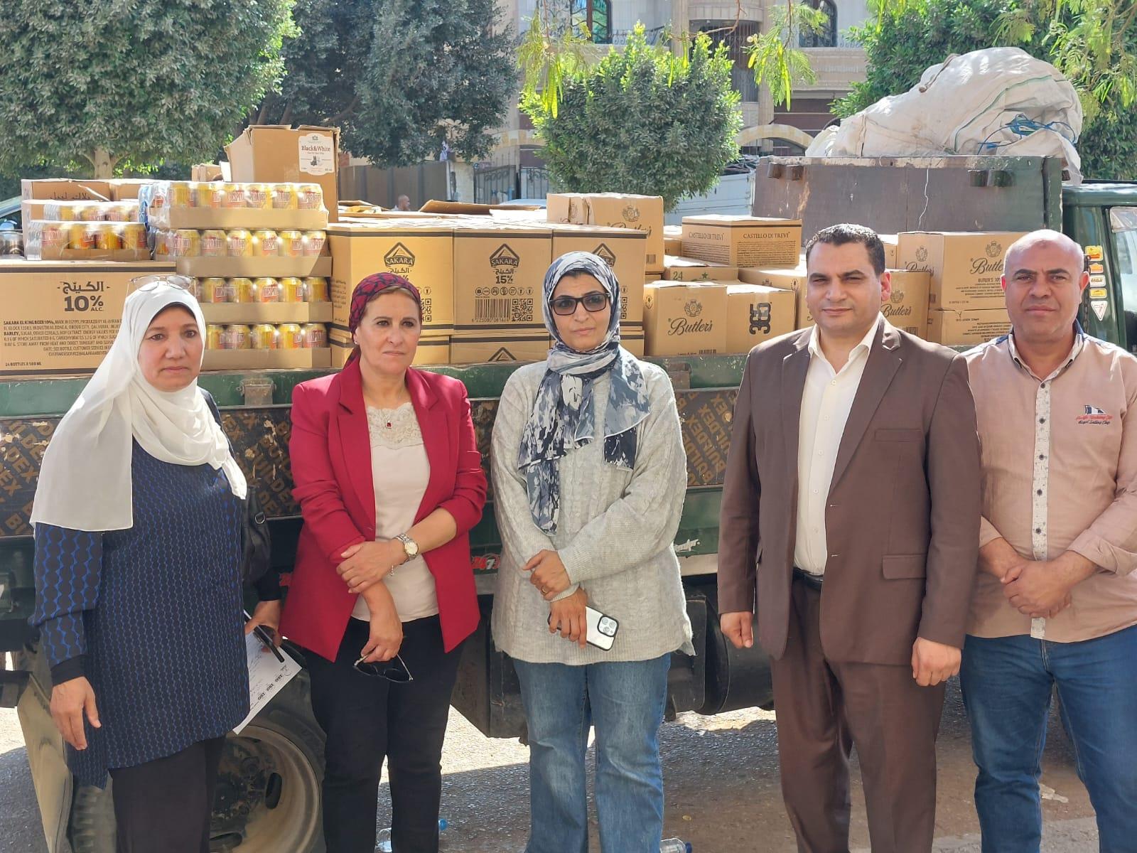 ضبط 7000 زجاجة مشروبات كحولية 