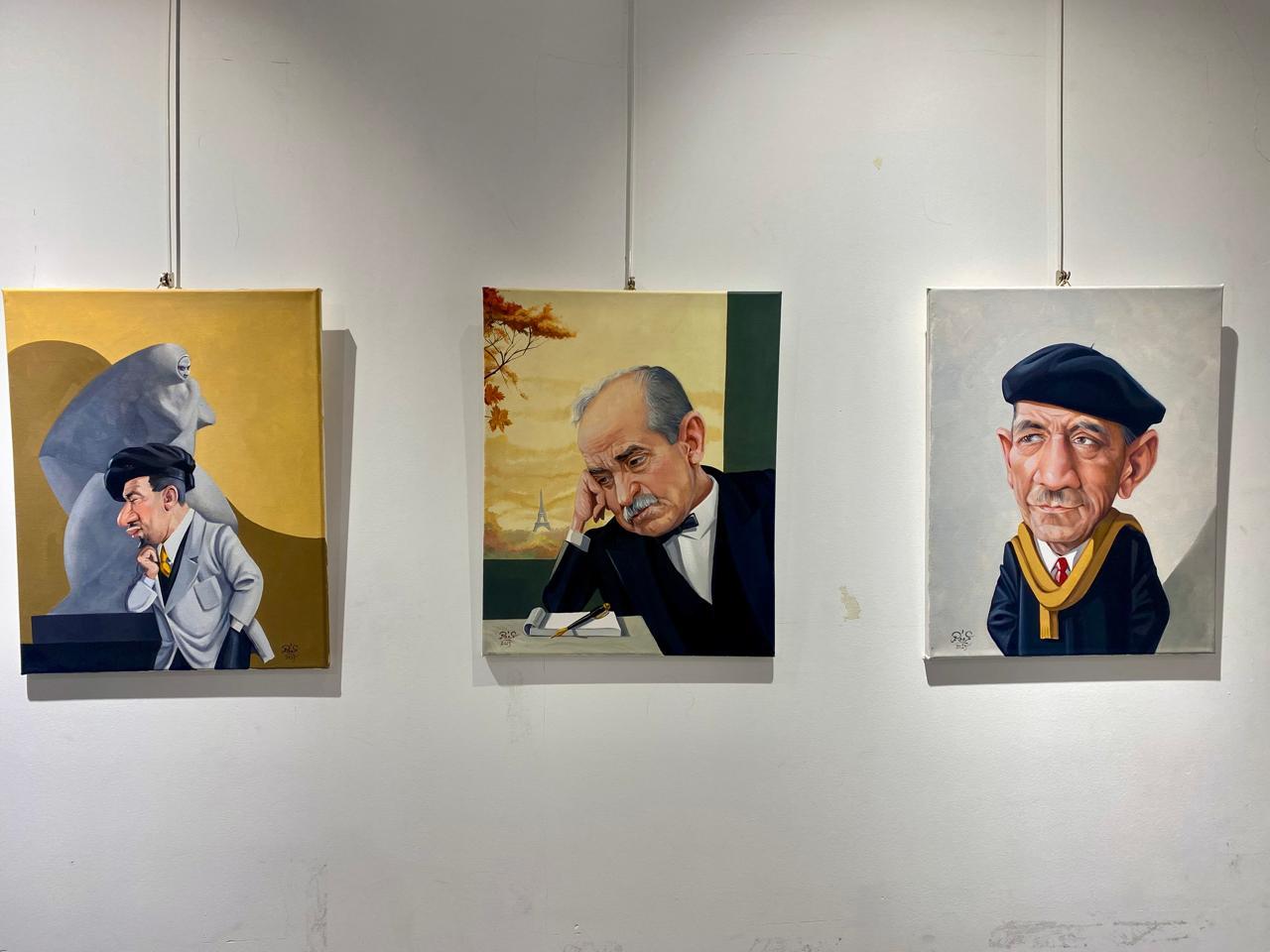 معرض عمرو  فهمي في باريس