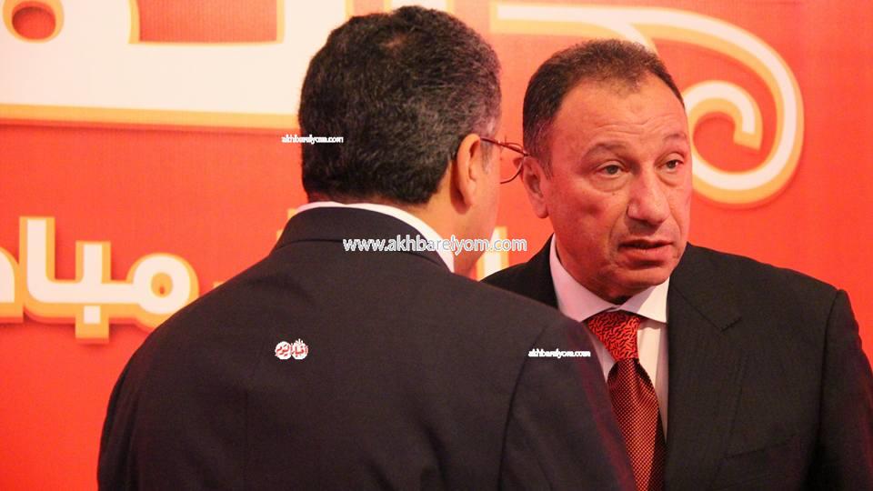 مؤتمر محمود الخطيب للإعلان عن تفاصيل إنشاء استاد الأهلي - تصوير : كريم جاد