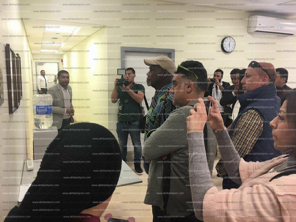 دانى جلوفر فى زيارة لمستشفى مجدى يعقوب بأسوان