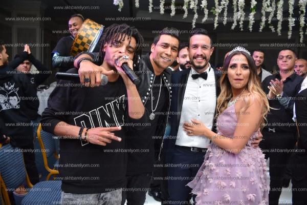 أوكا وأورتيجا يحتفلان بخطوبة لينا الطهطاوي