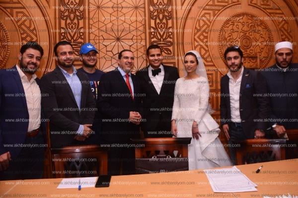 نجوم الرياضة يحتفلون بزفاف عمر ربيع ياسين