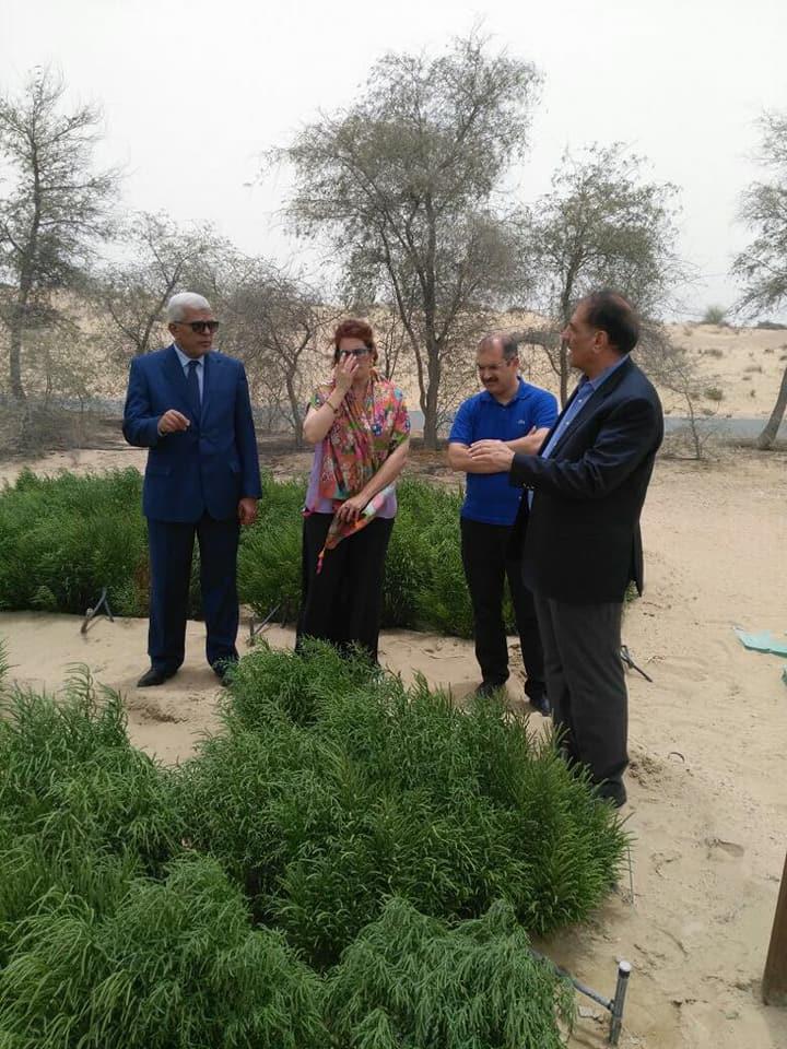 خلال زيارة  نقيب الزراعيين