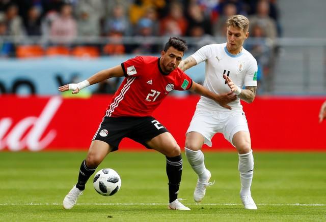 مصر تخسر أمام أوروجواي بهدف في كأس العالم