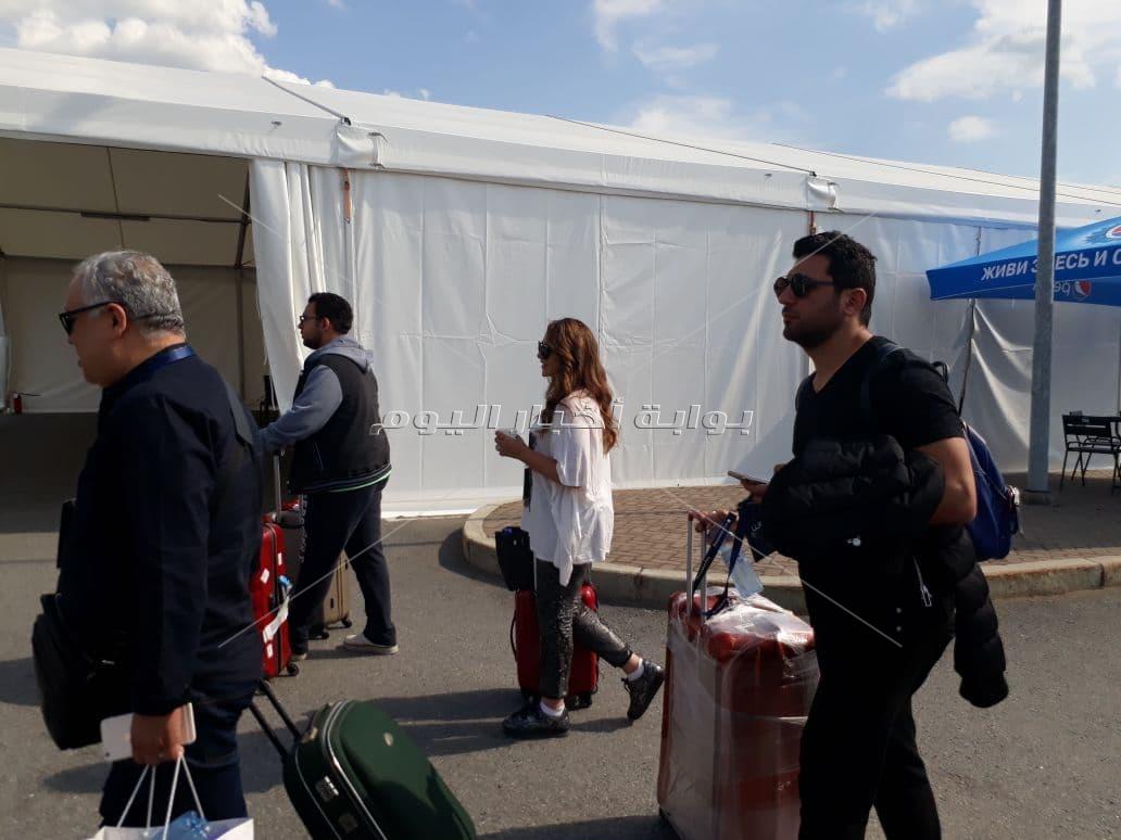 فنانون يصلون روسيا لمؤازرة المنتخب في المونديال