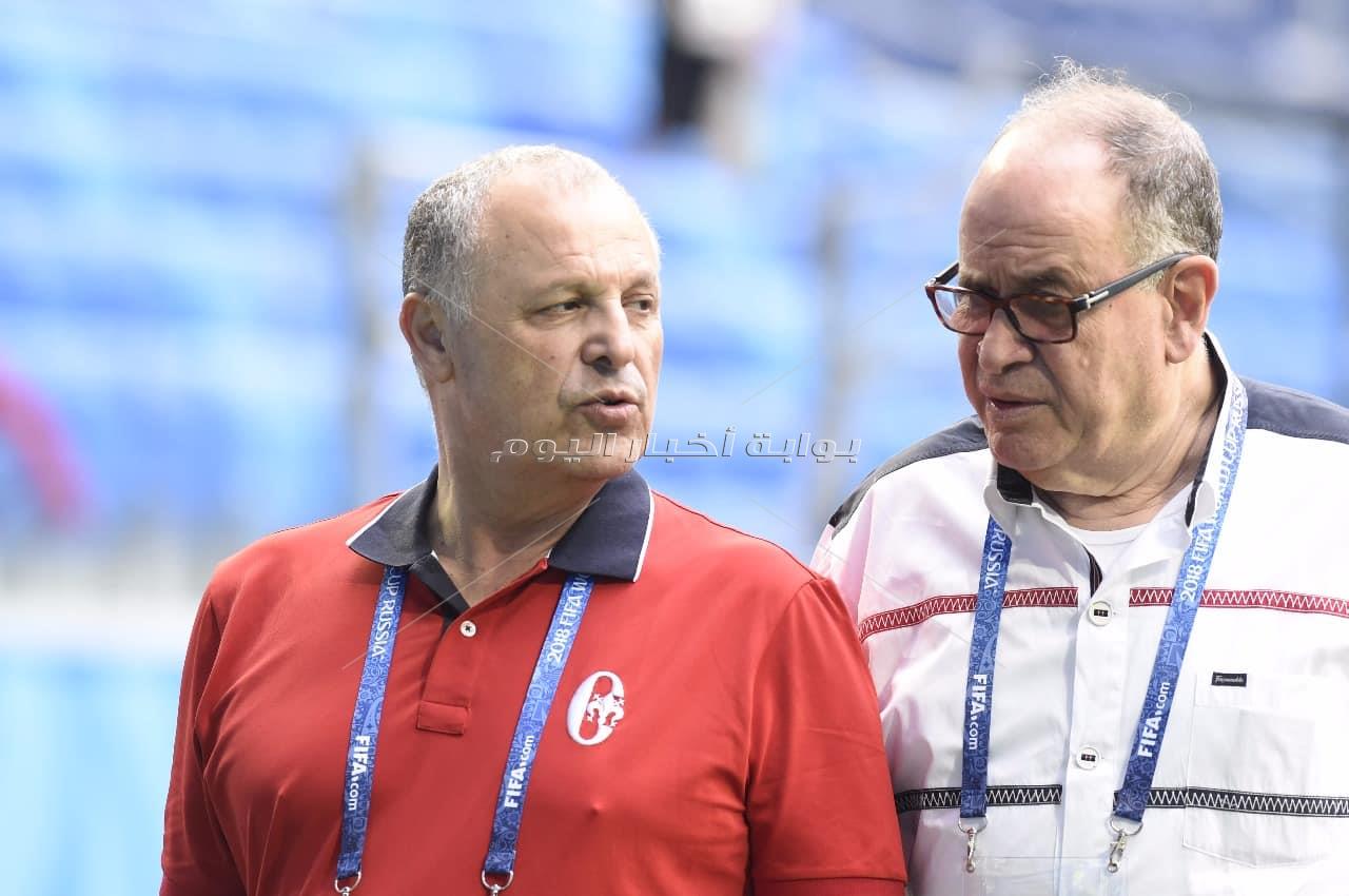  المنتخب الوطني يختتم تدريباته استعدادا لروسيا - تصوير : إيهاب عيد