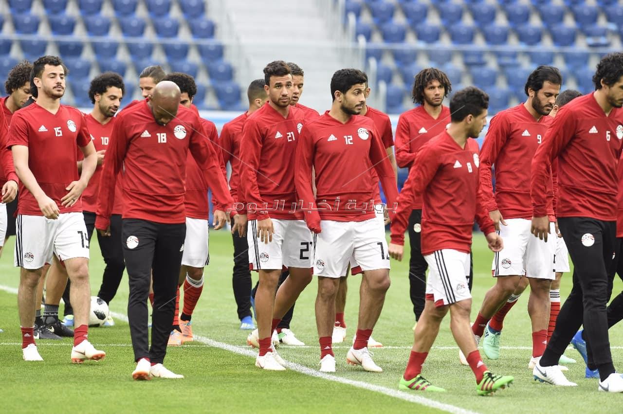  المنتخب الوطني يختتم تدريباته استعدادا لروسيا - تصوير : إيهاب عيد