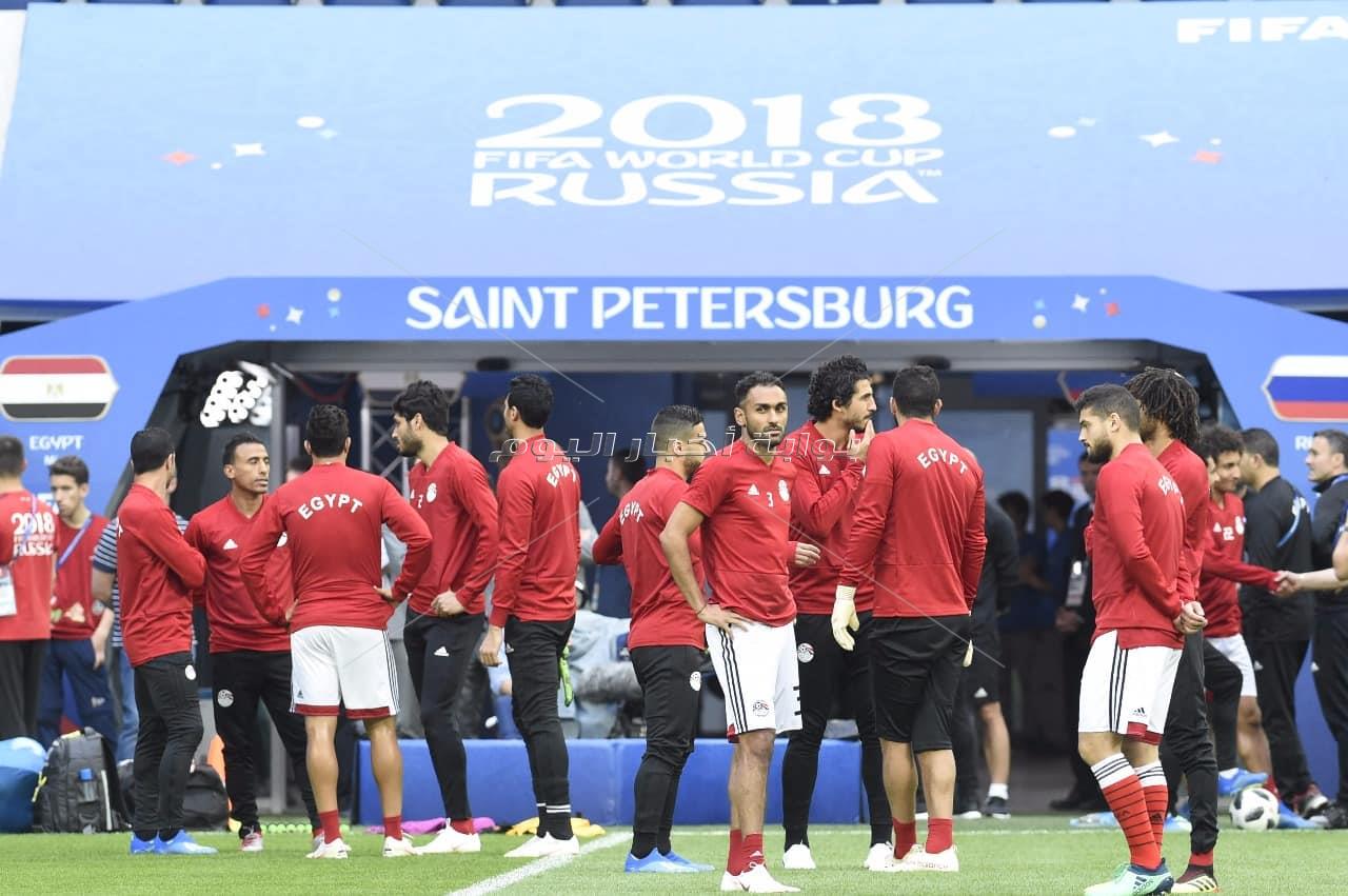  المنتخب الوطني يختتم تدريباته استعدادا لروسيا - تصوير : إيهاب عيد