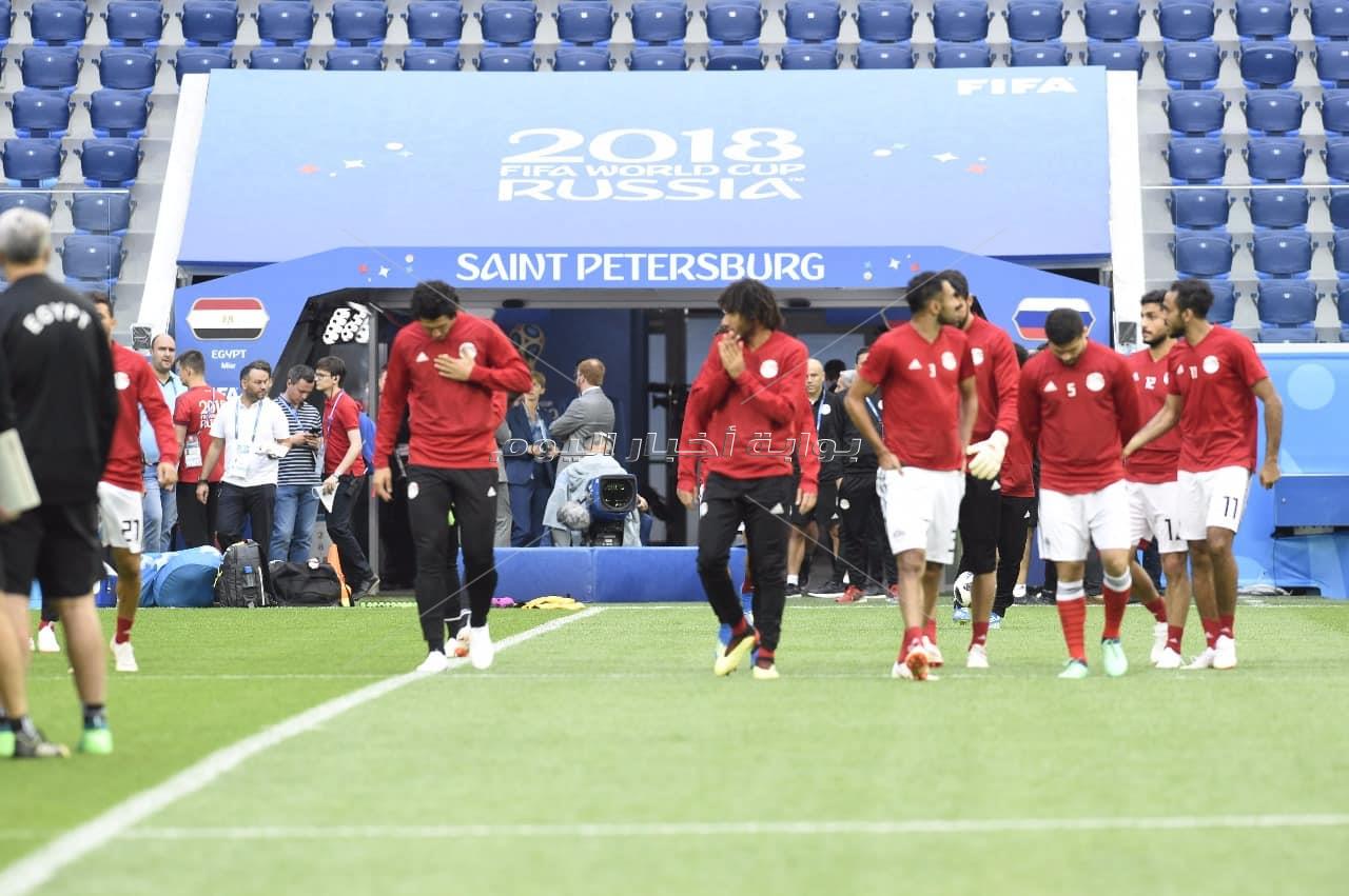  المنتخب الوطني يختتم تدريباته استعدادا لروسيا - تصوير : إيهاب عيد