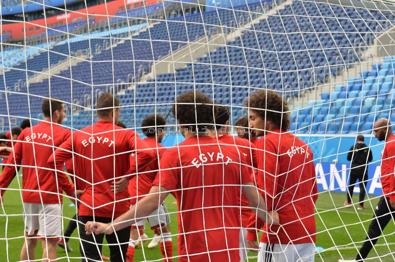 المنتخب الوطني يختتم تدريباته استعدادا لروسيا - تصوير : إيهاب عيد