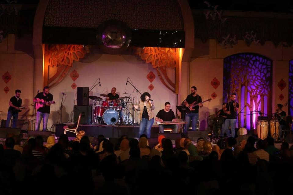 حفل نسمة محجوب بالمسرح المكشوف