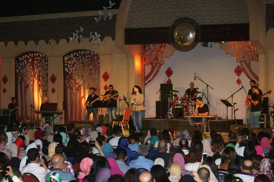 حفل نسمة محجوب بالمسرح المكشوف
