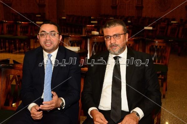 رجال الدولة في عزاء الإعلامي سمير التوني
