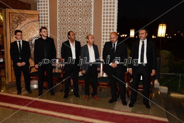 رجال الدولة في عزاء الإعلامي سمير التوني