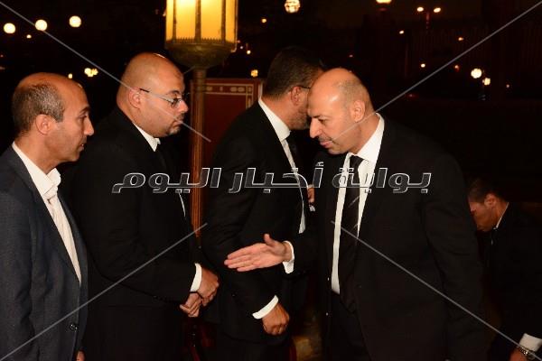رجال الدولة في عزاء الإعلامي سمير التوني