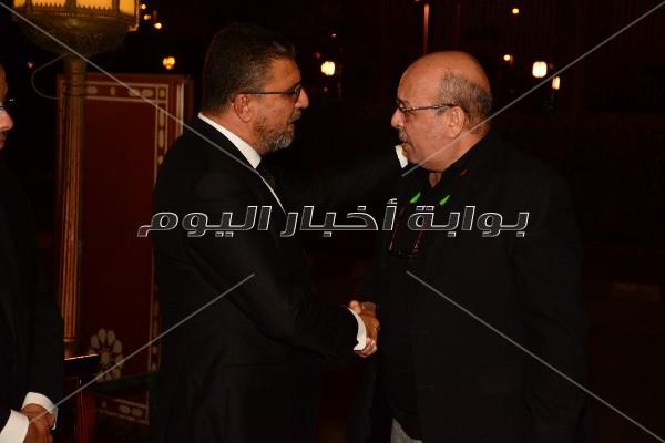 رجال الدولة في عزاء الإعلامي سمير التوني