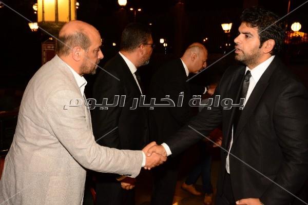 رجال الدولة في عزاء الإعلامي سمير التوني