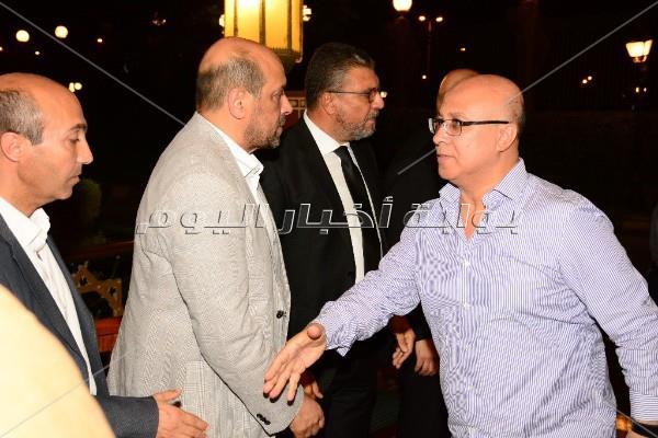 رجال الدولة في عزاء الإعلامي سمير التوني