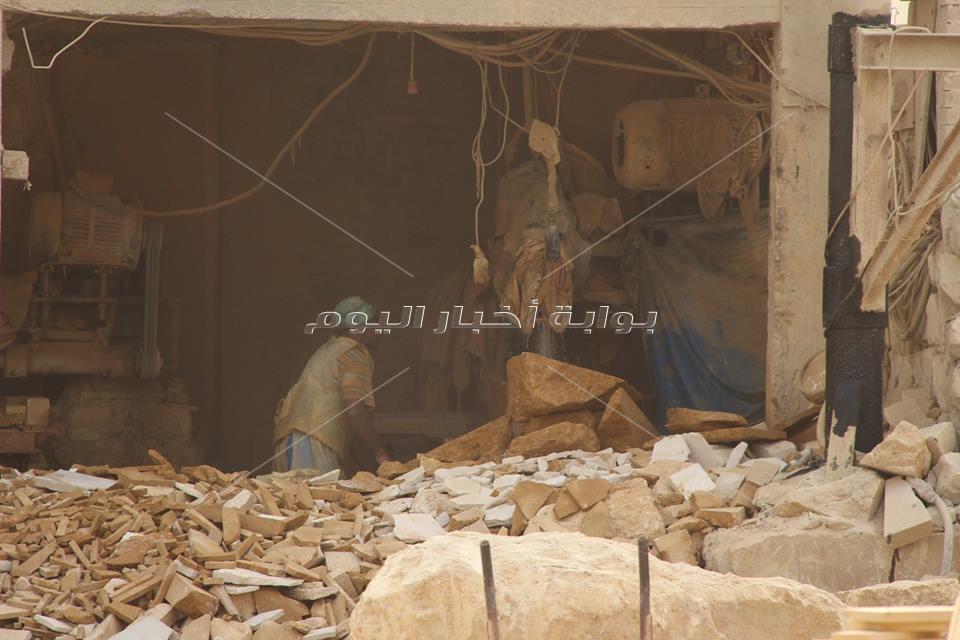 الصين تغزو «شق الثعبان» قلعة صناعة الرخام والجرانيت 