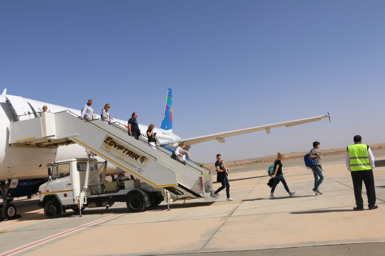 بعد توقف 4 سنوات ..مطار طابا يستقبل أول رحلة من بولندا 