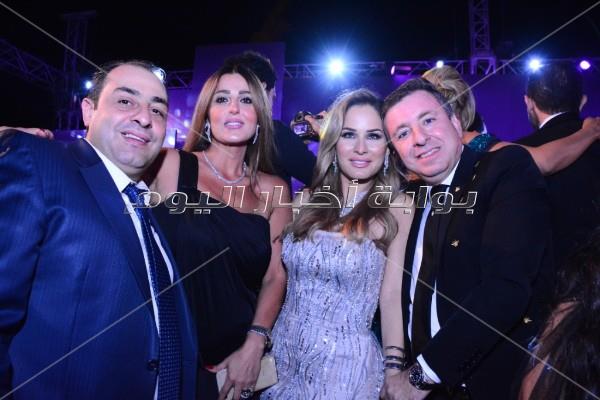 عمرو دياب ورامي عياش يشعلان زفاف «وليد ونورهان»