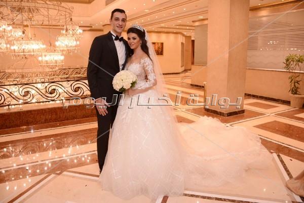 علي ربيع وخالد جلال وأبو زيد في زفاف «مصطفى وميادة»