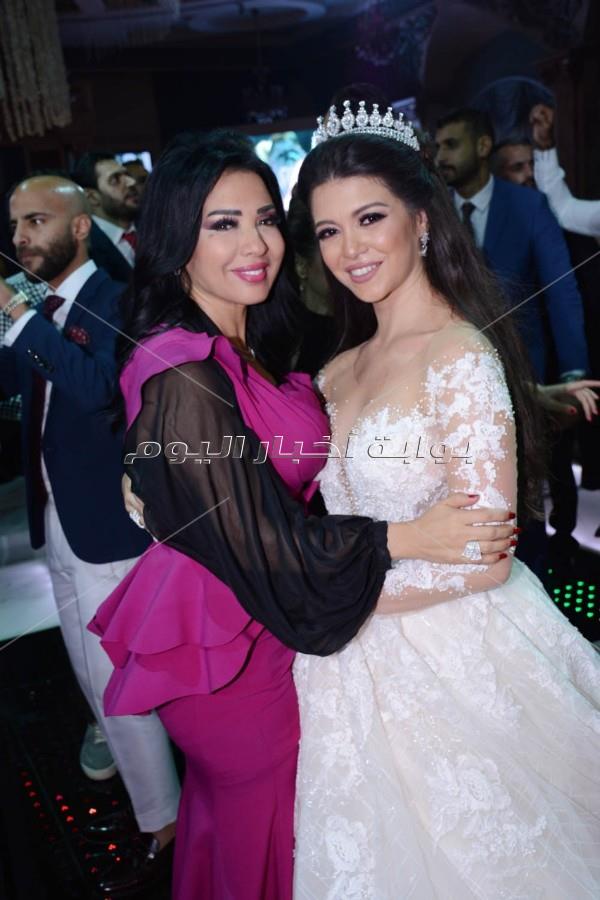 علي ربيع وخالد جلال وأبو زيد في زفاف «مصطفى وميادة»