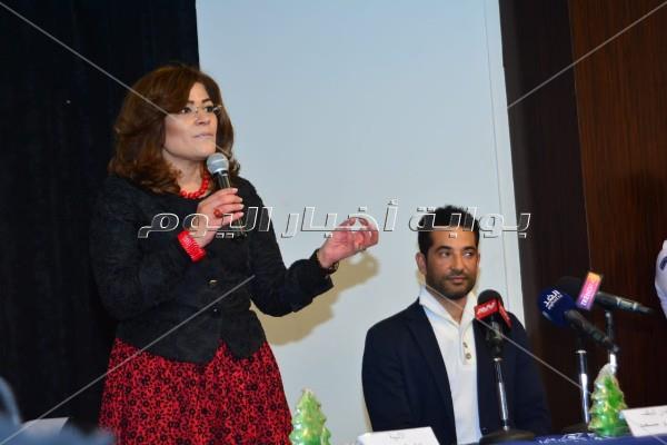 «ناعوت» تُكرم عمرو سعد بنادي «الشرق الأدني»
