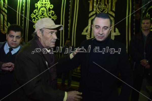 نجوم الفن في عزاء سعيد عبد الغني