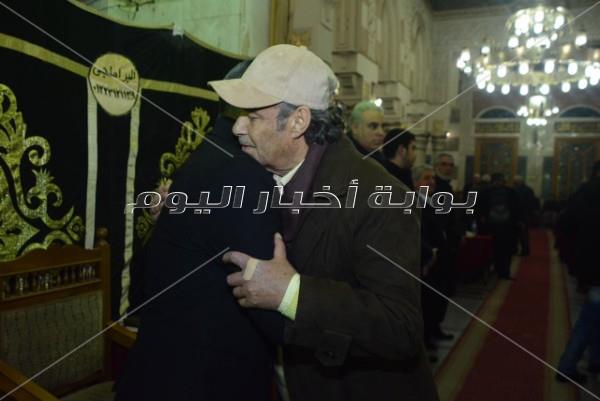 نجوم الفن في عزاء سعيد عبد الغني