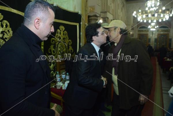 نجوم الفن في عزاء سعيد عبد الغني