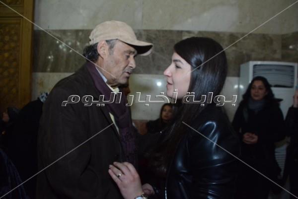 نجوم الفن في عزاء سعيد عبد الغني