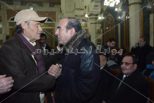 نجوم الفن في عزاء سعيد عبد الغني