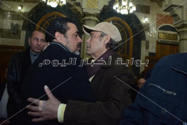نجوم الفن في عزاء سعيد عبد الغني