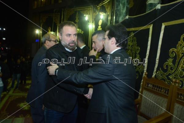 نجوم الفن في عزاء سعيد عبد الغني