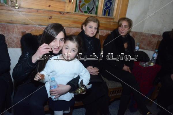 نجوم الفن في عزاء سعيد عبد الغني