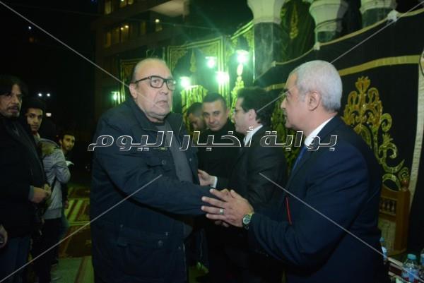 نجوم الفن في عزاء سعيد عبد الغني