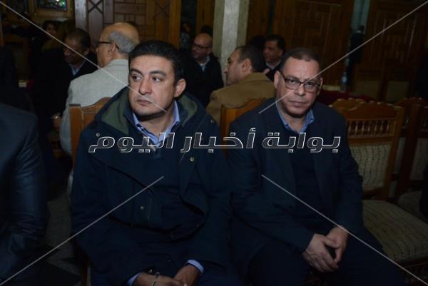 نجوم الفن في عزاء سعيد عبد الغني
