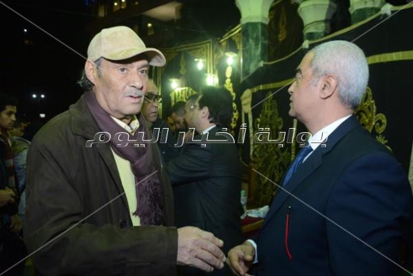 نجوم الفن في عزاء سعيد عبد الغني
