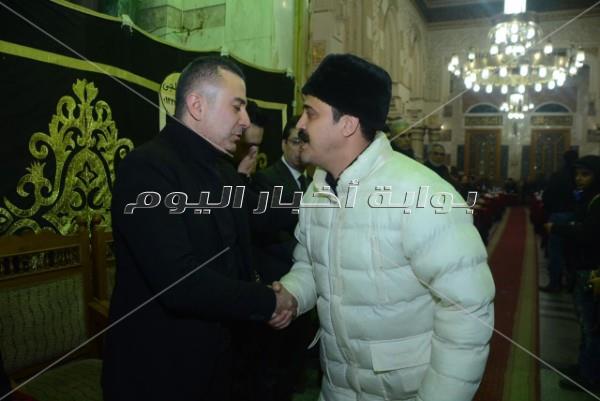 نجوم الفن في عزاء سعيد عبد الغني