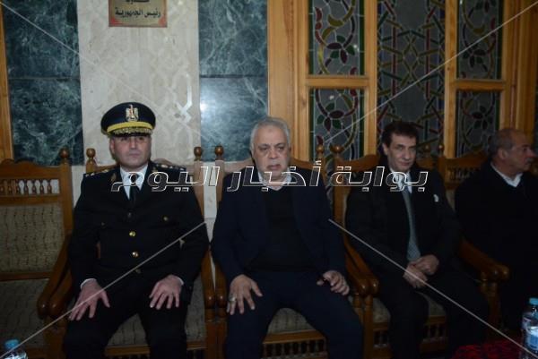 نجوم الفن في عزاء سعيد عبد الغني