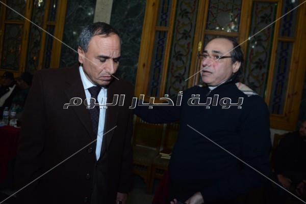 نجوم الفن في عزاء سعيد عبد الغني